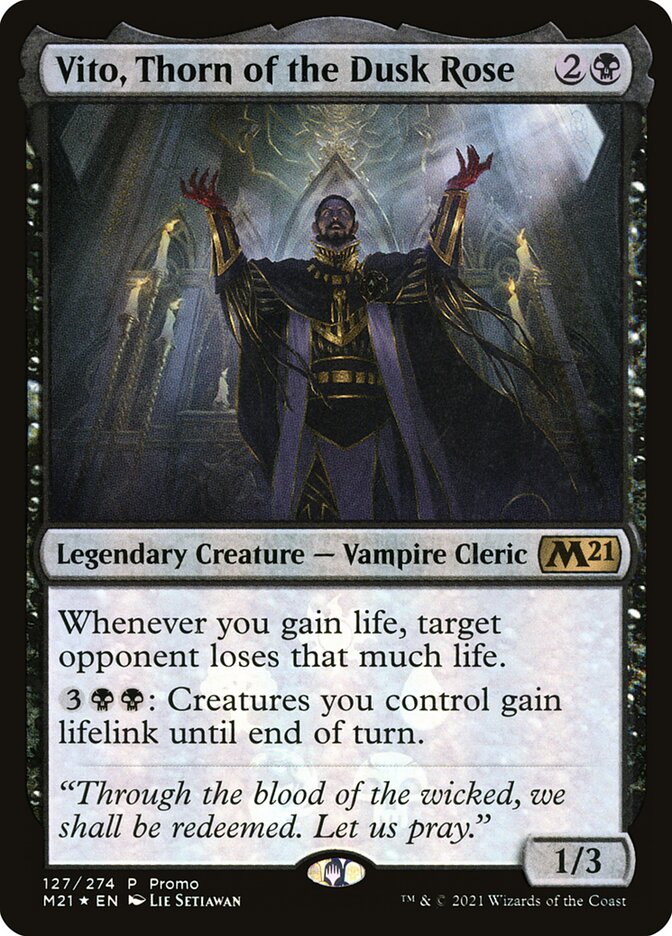 Vito, Thorn of the Dusk Rose 127 (Media Promos)  - Foil | Good Games Modbury