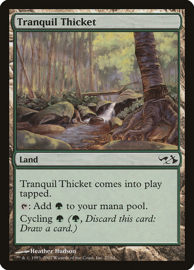 Tranquil Thicket 27/62 (Duel Decks: Elves vs. Goblins)  | Good Games Modbury