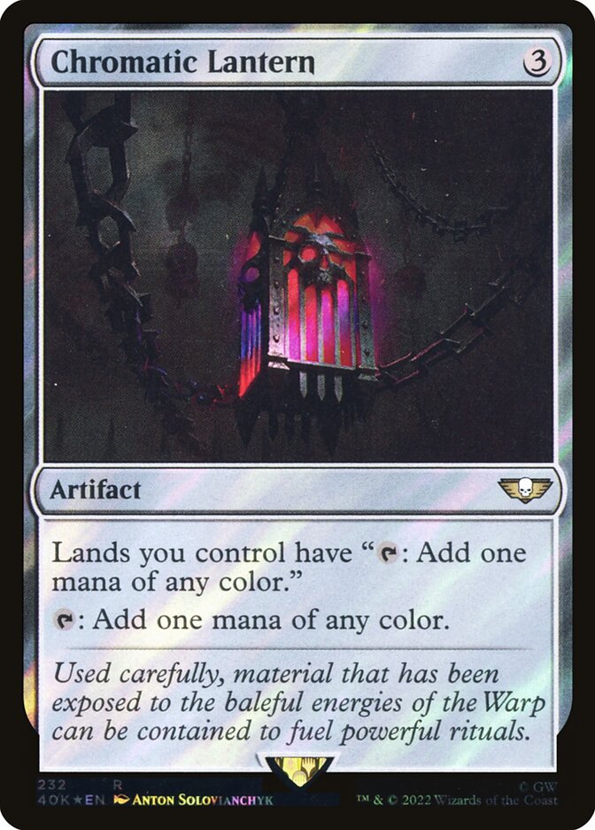 Chromatic Lantern 232★/617 (Universes Beyond: Warhammer 40,000)  - Surge Foil | Good Games Modbury