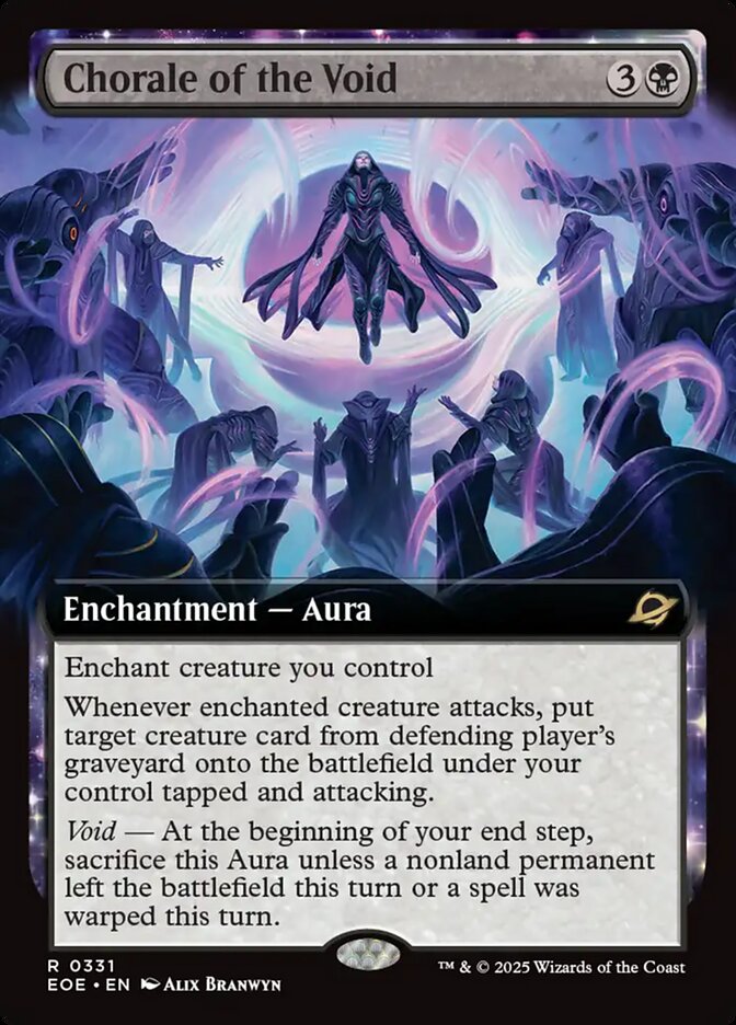 Chorale of the Void 331/276 (Edge of Eternities)  - Extended Art Foil | Good Games Modbury