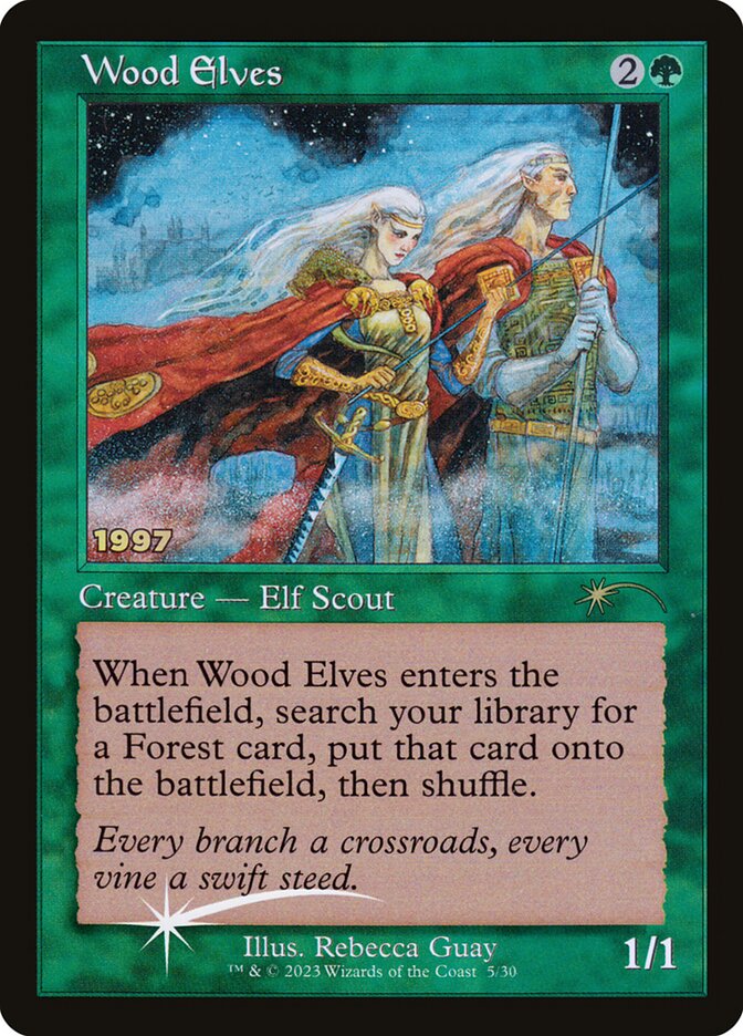 Wood Elves 5 (30th Anniversary Promos)  - Foil | Good Games Modbury
