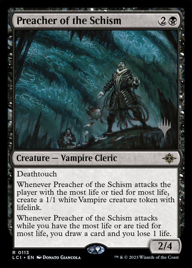 Preacher of the Schism 113p/138 (Promo Pack: The Lost Caverns of Ixalan)  - Foil | Good Games Modbury