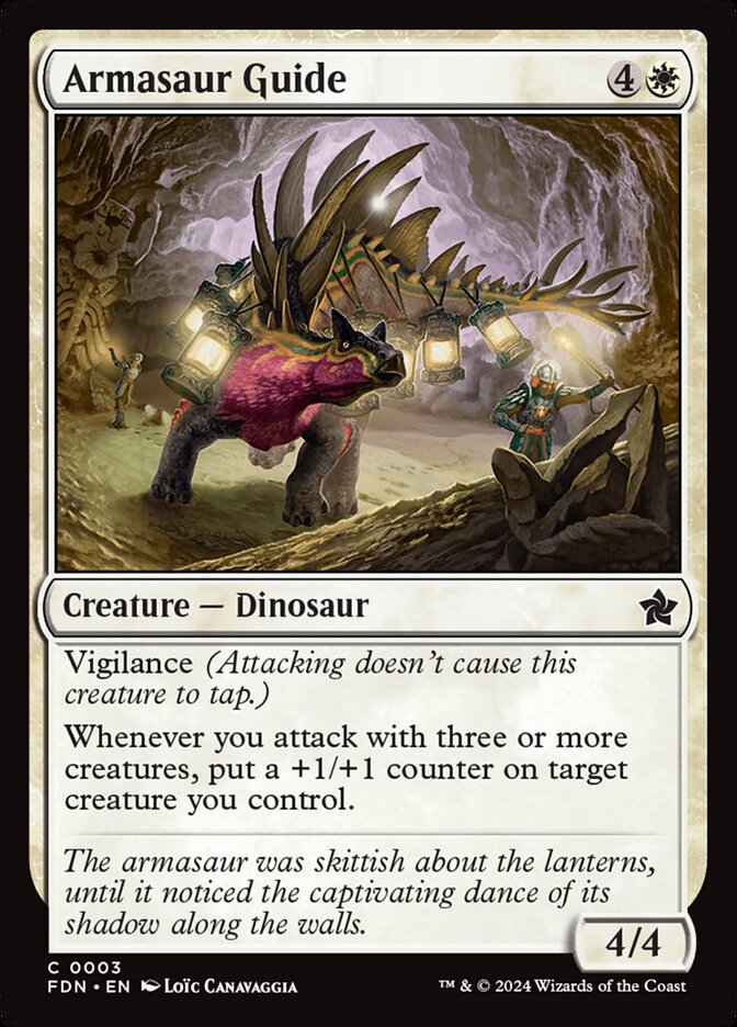 Armasaur Guide 3/291 (Foundations)  - Foil | Good Games Modbury