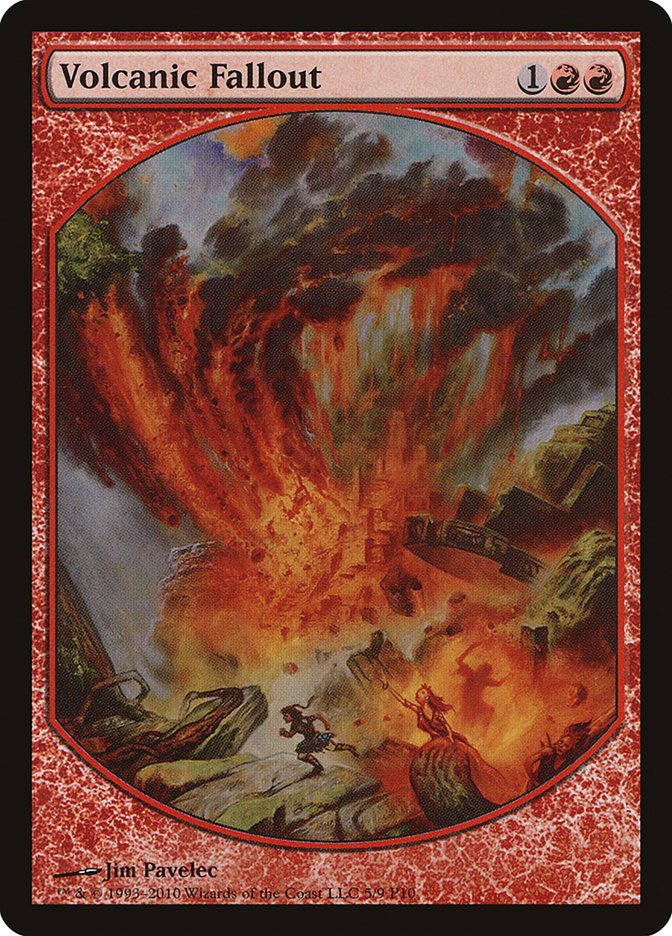 Volcanic Fallout 5/9 (Magic Player Rewards)  - Textless | Good Games Modbury