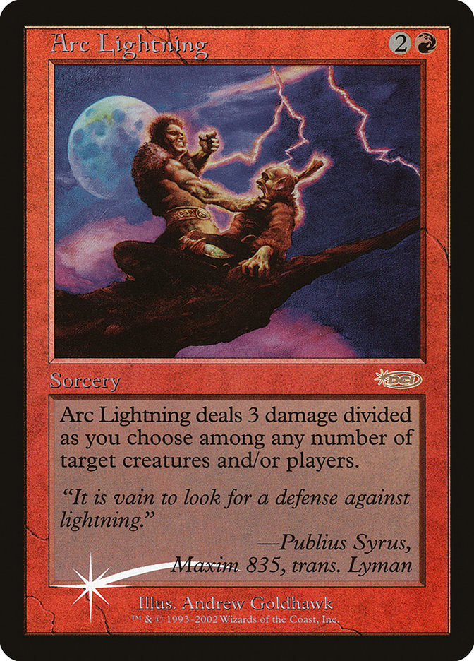 Arc Lightning 3/5 (Arena Promos)  - Foil | Good Games Modbury