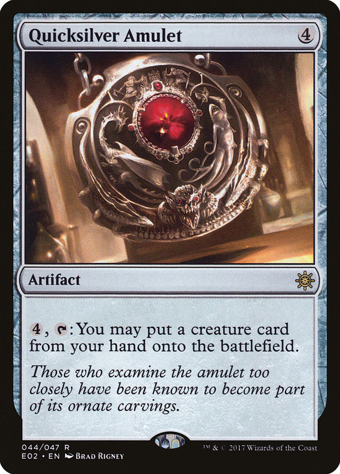 Quicksilver Amulet 44/47 (Explorers of Ixalan)  | Good Games Modbury