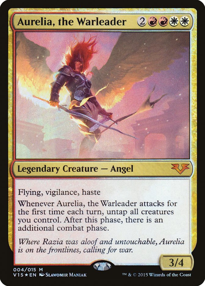 Aurelia, the Warleader 4/15 (From the Vault: Angels)  - Foil | Good Games Modbury