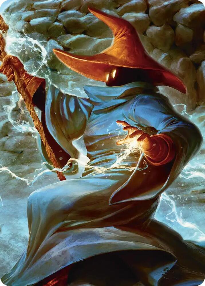 The Destined Black Mage Scene Art Card 6 (Art Series: FINAL FANTASY)  | Good Games Modbury