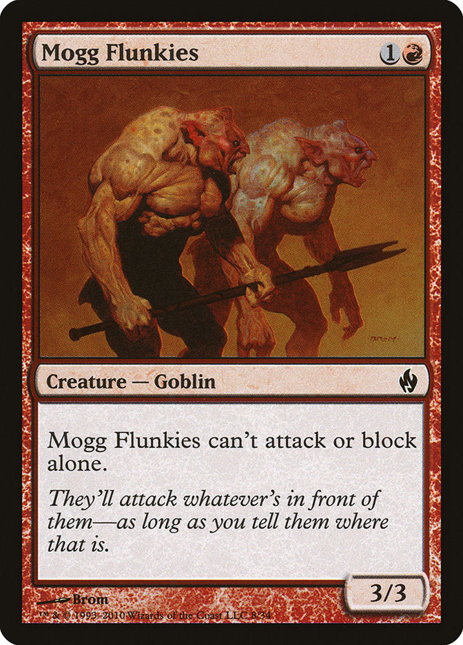 Mogg Flunkies 8/34 (Premium Deck Series: Fire and Lightning)  - Foil | Good Games Modbury