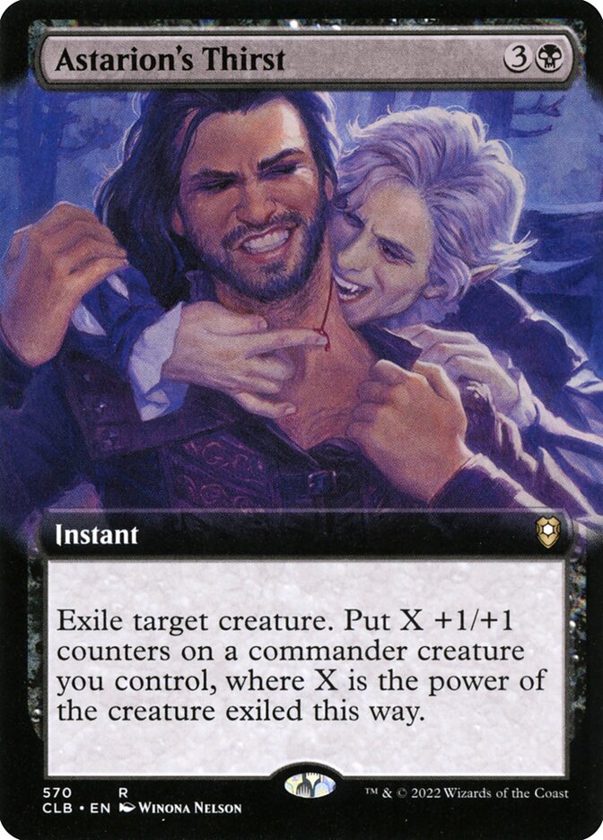 Astarions Thirst Extended Art 570 (Commander Legends: Battle for Baldur's Gate)  | Good Games Modbury