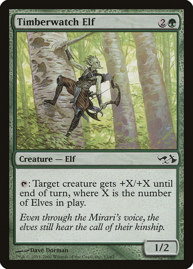 Timberwatch Elf 13/62 (Duel Decks: Elves vs. Goblins)  | Good Games Modbury