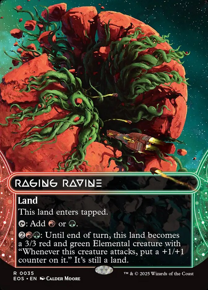 Raging Ravine 35 (Edge of Eternities: Stellar Sights)  - Borderless Foil | Good Games Modbury