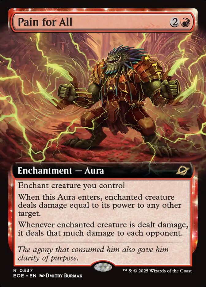 Pain for All 337 (Edge of Eternities)  - Extended Art Foil | Good Games Modbury