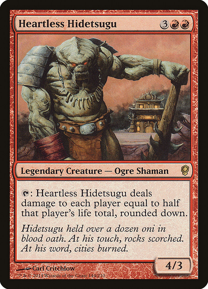 Heartless Hidetsugu 144/210 (Conspiracy)  - Foil | Good Games Modbury