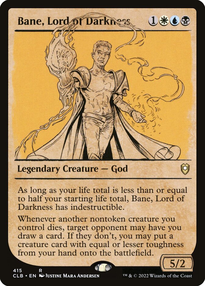 Bane, Lord of Darkness 415/361 (Commander Legends: Battle for Baldur's Gate)  | Good Games Modbury