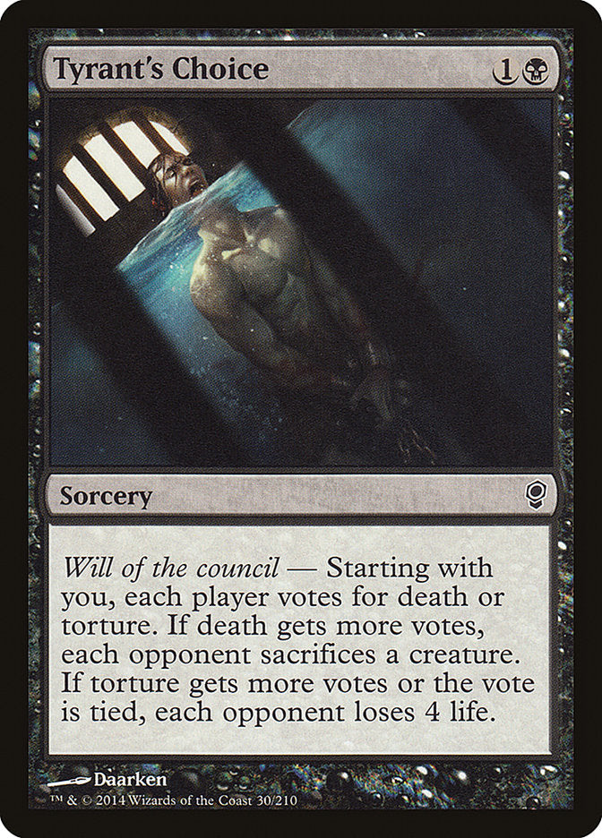 Tyrant's Choice 30/210 (Conspiracy)  - Foil | Good Games Modbury