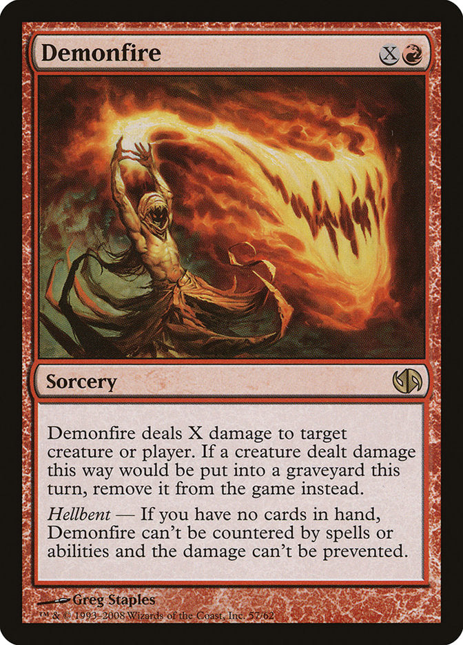 Demonfire 57/62 (Duel Decks: Jace vs. Chandra)  | Good Games Modbury