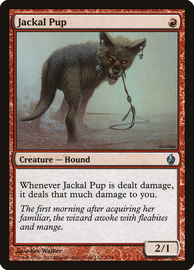 Jackal Pup 2/34 (Premium Deck Series: Fire and Lightning)  - Foil | Good Games Modbury