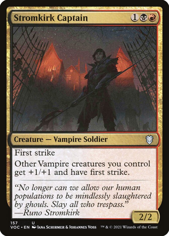 Stromkirk Captain 157 (Commander: Innistrad: Crimson Vow)  | Good Games Modbury