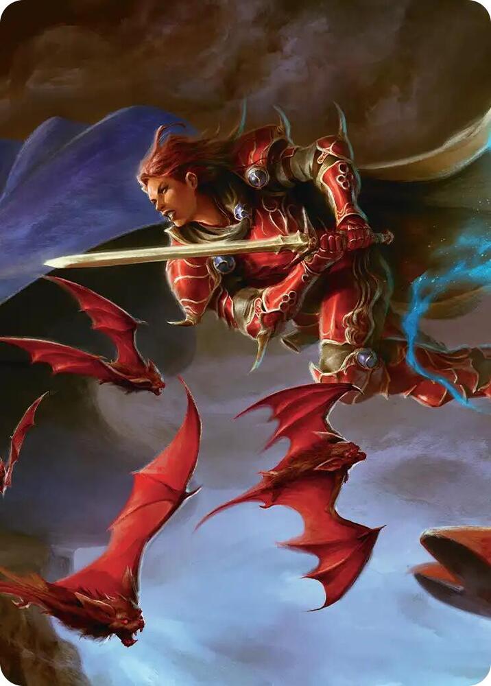 The Destined Warrior Scene Art Card 2 (Art Series: FINAL FANTASY)  | Good Games Modbury