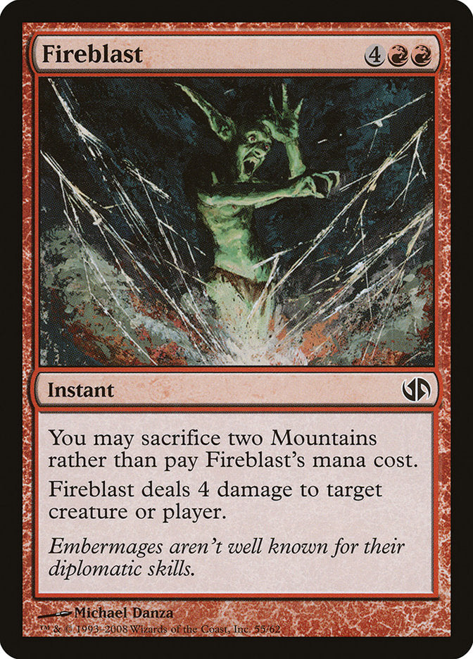 Fireblast 55/62 (Duel Decks: Jace vs. Chandra)  | Good Games Modbury