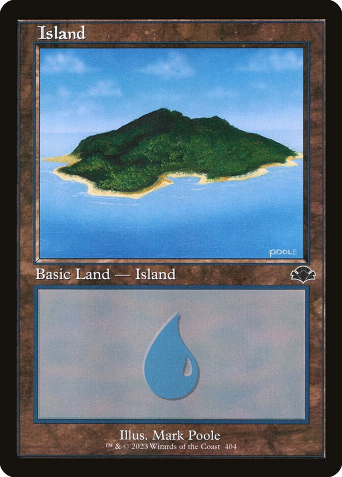 Island 404 (Dominaria Remastered)  - Retro Foil | Good Games Modbury