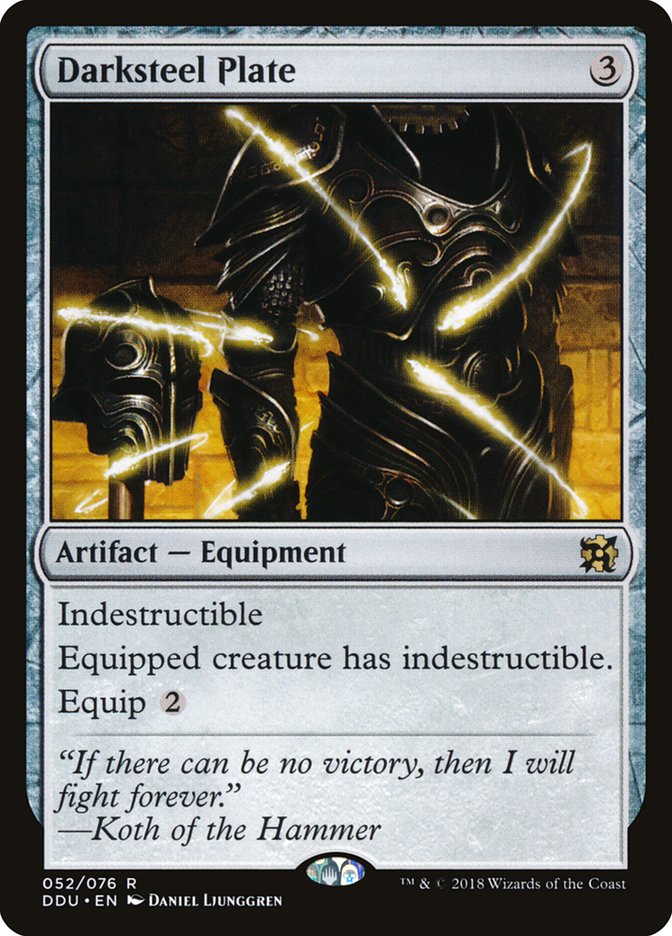 Darksteel Plate 52 (Duel Decks: Elves vs. Inventors)  | Good Games Modbury