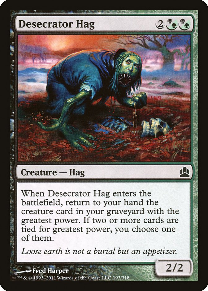 Desecrator Hag 193/318 (Commander)  | Good Games Modbury
