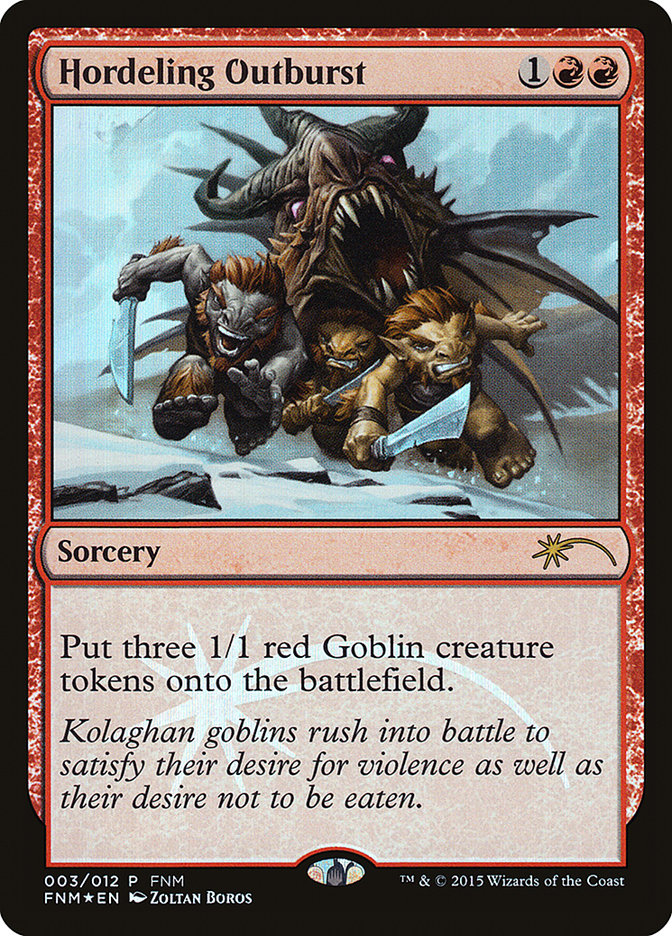 Hordeling Outburst 3/12 (FNM Promos)  - Foil | Good Games Modbury