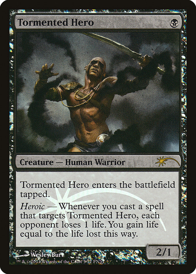 Tormented Hero 5/12 (FNM Promos)  - Foil | Good Games Modbury
