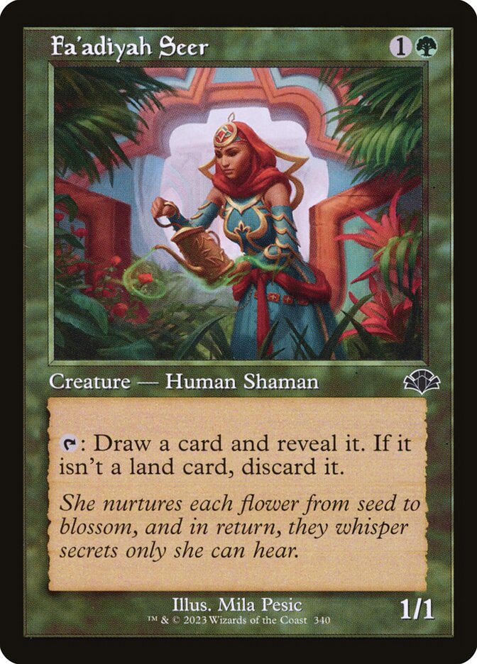 Fa'adiyah Seer 340/261 (Dominaria Remastered)  - Retro Foil | Good Games Modbury