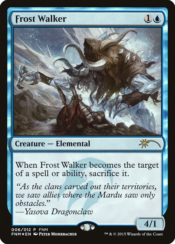 Frost Walker 6/12 (FNM Promos)  - Foil | Good Games Modbury