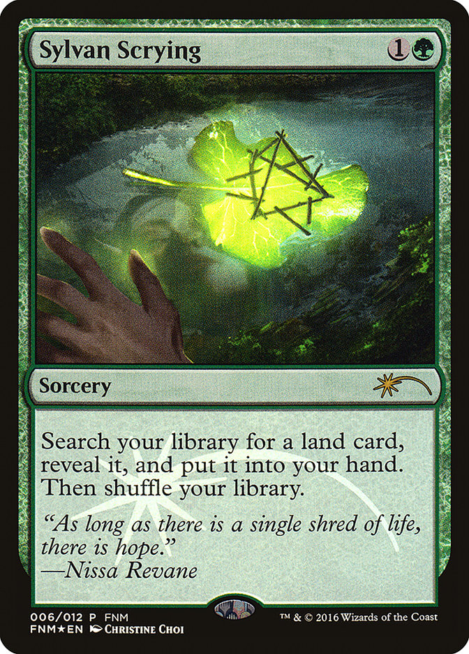 Sylvan Scrying 6 (FNM Promos)  - Foil | Good Games Modbury
