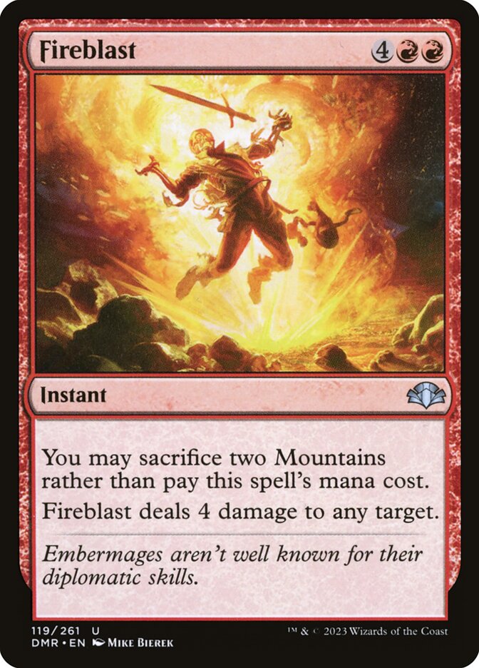 Fireblast 119/261 (Dominaria Remastered)  | Good Games Modbury