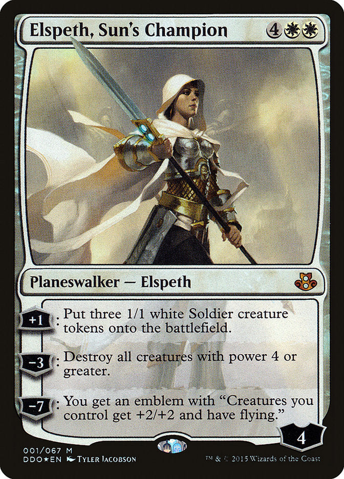 Elspeth, Sun's Champion 1 (Duel Decks: Elspeth vs. Kiora)  - Foil | Good Games Modbury