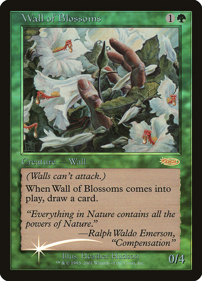 Wall of Blossoms 5/12 (FNM Promos)  - Foil | Good Games Modbury