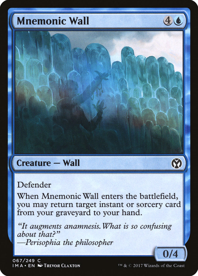 Mnemonic Wall 67/249 (Iconic Masters)  | Good Games Modbury