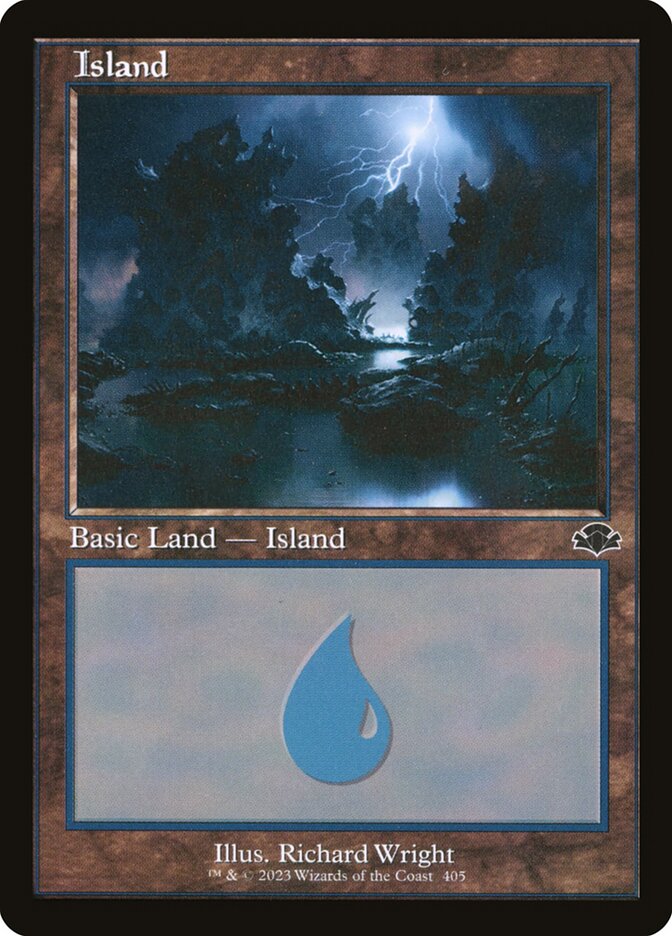 Island 405/261 (Dominaria Remastered)  - Retro | Good Games Modbury