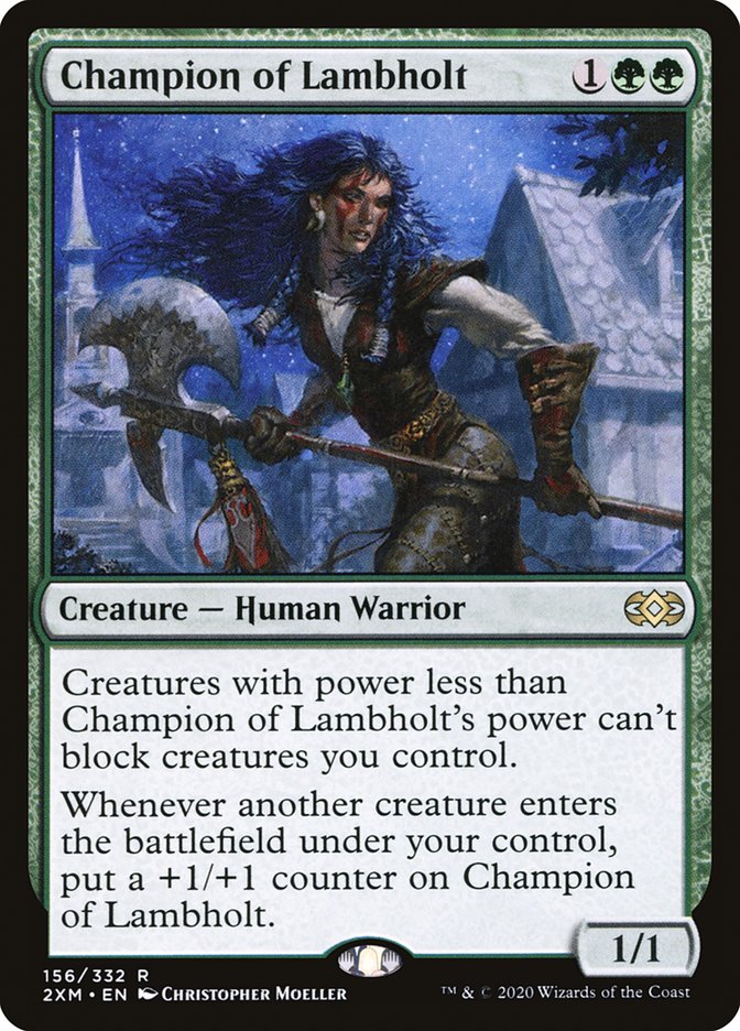 Champion of Lambholt 156/332 (Double Masters)  - Foil | Good Games Modbury