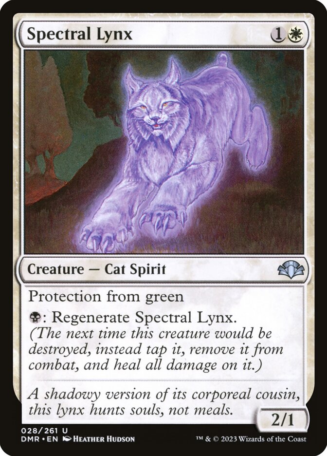 Spectral Lynx 28/261 (Dominaria Remastered)  - Foil | Good Games Modbury