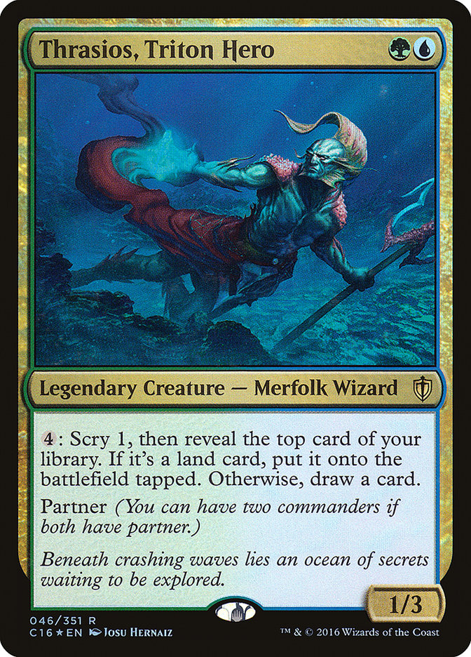 Thrasios, Triton Hero 46/351 (Commander 2016)  - Foil | Good Games Modbury