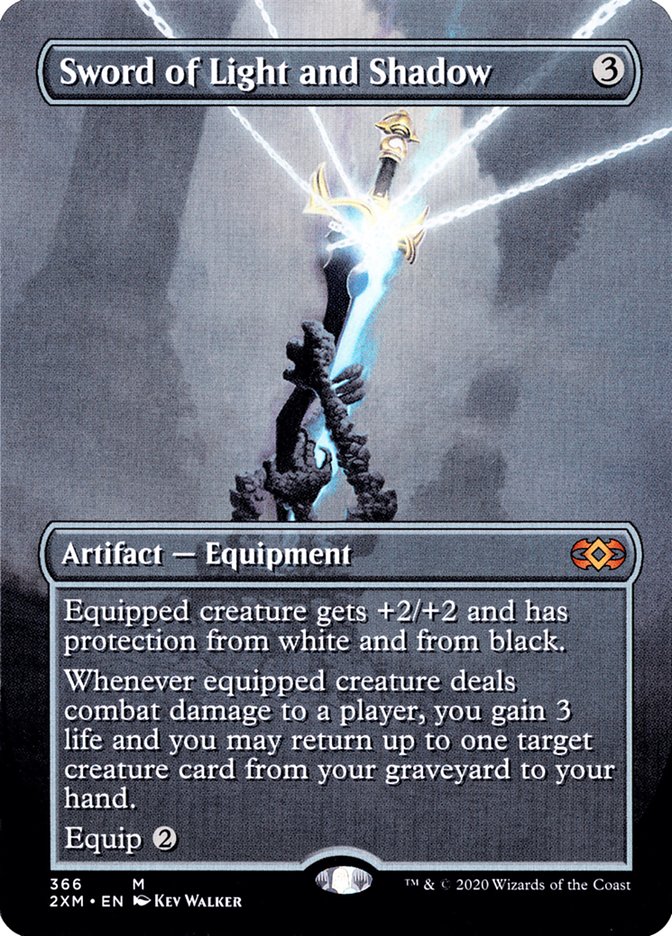 Sword of Light and Shadow 366/332 (Double Masters)  - Borderless | Good Games Modbury