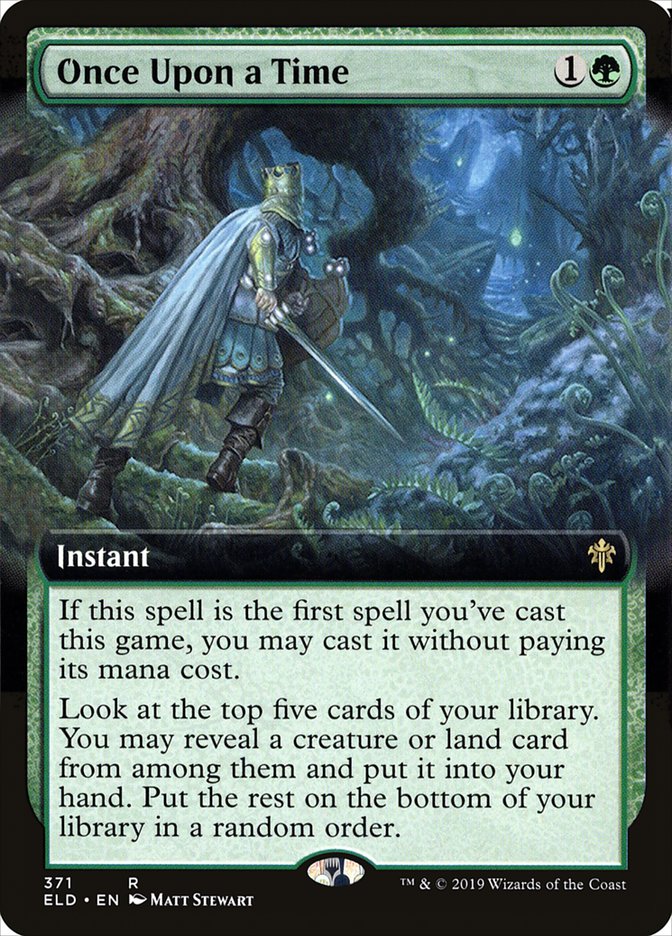 Once Upon a Time 371/269 (Throne of Eldraine)  - Extended Art | Good Games Modbury