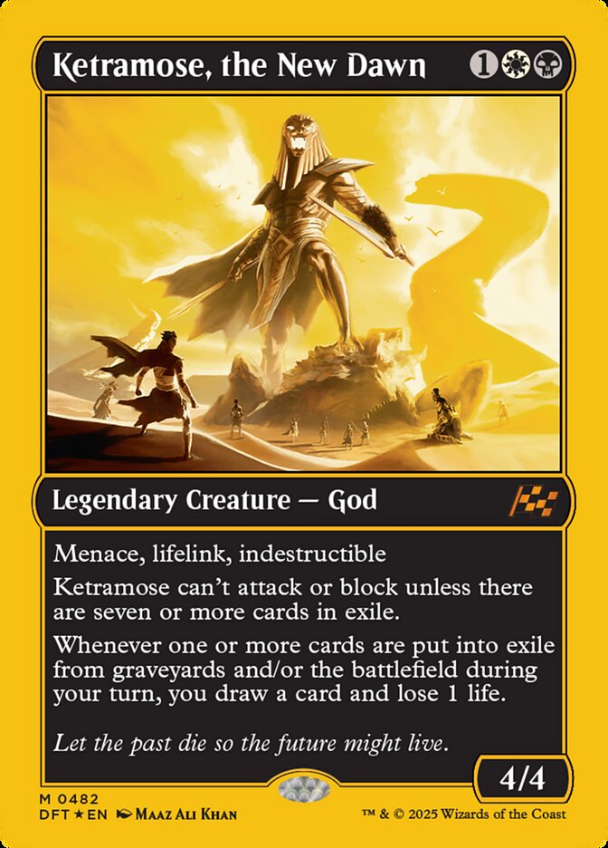 Ketramose, the New Dawn 482/291 (Aetherdrift)  - First-Place Foil | Good Games Modbury