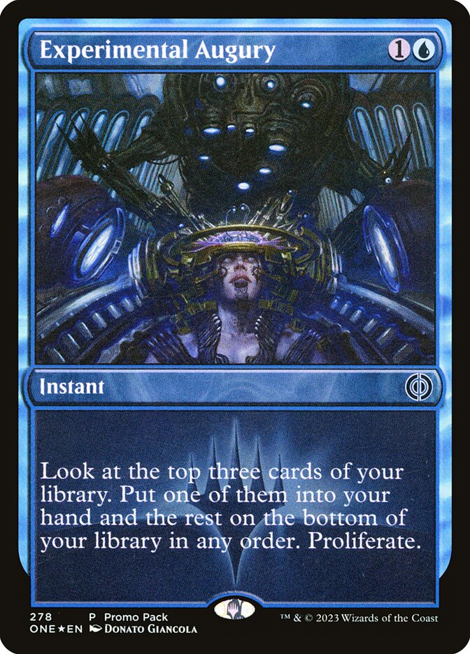 Experimental Augury 278 (Promo Pack: Phyrexia: All Will Be One)  | Good Games Modbury