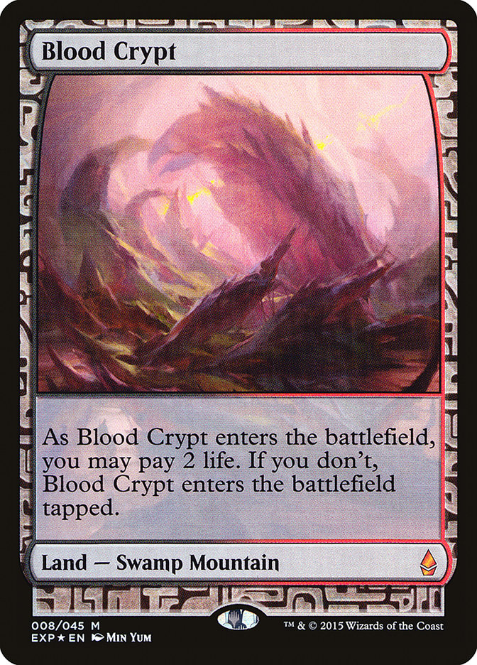 Blood Crypt 8/45 (Zendikar Expeditions)  - Foil | Good Games Modbury
