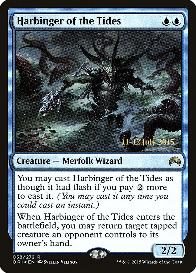 Harbinger of the Tides 58s/54 (Prerelease Cards)  - Foil | Good Games Modbury