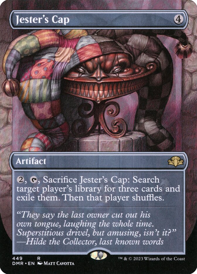 Jester's Cap 449/261 (Dominaria Remastered)  - Borderless | Good Games Modbury