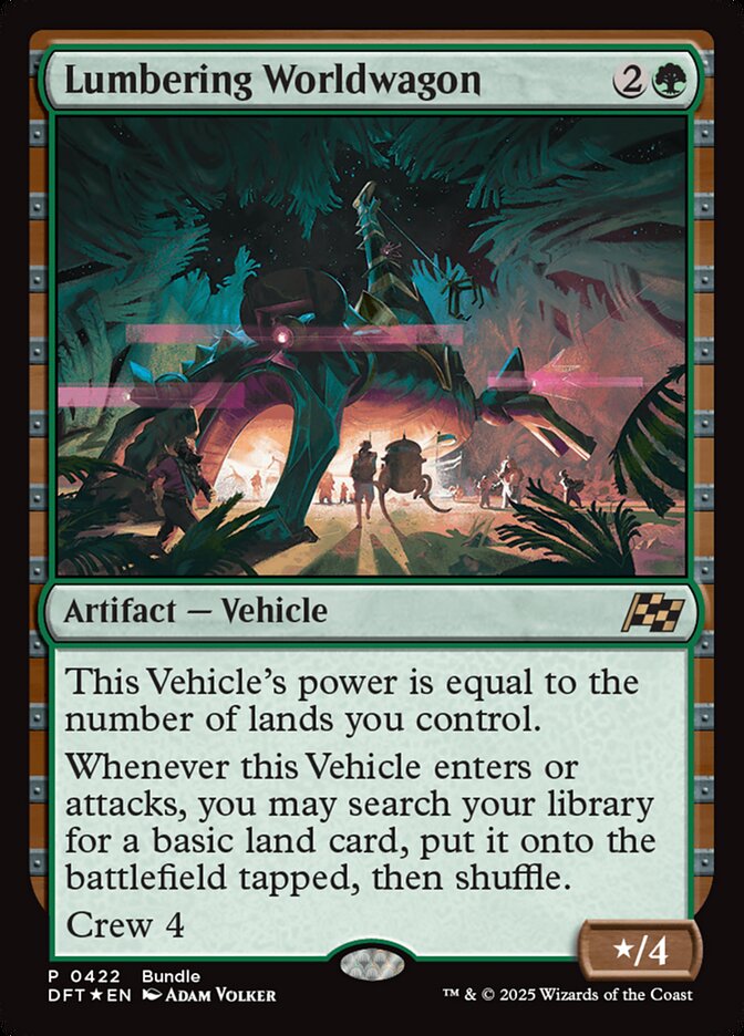 Lumbering Worldwagon DFT Bundle 422 (Unique and Miscellaneous Promos)  - Foil | Good Games Modbury