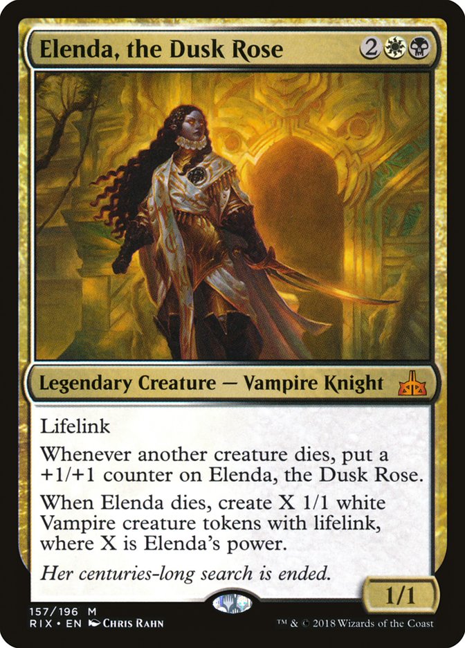 Elenda, the Dusk Rose 157/196 (Rivals of Ixalan)  - Foil | Good Games Modbury